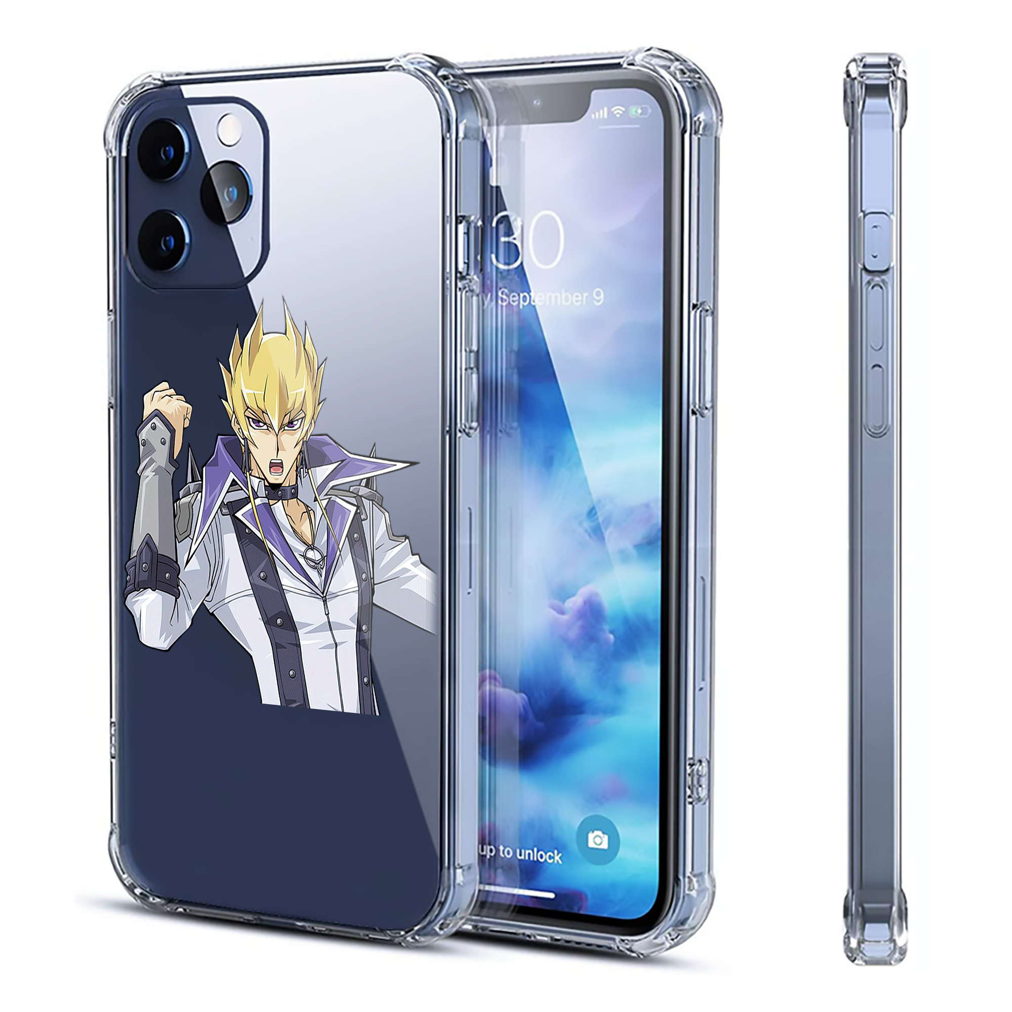 （画像用） 遊☆戯☆王 Yu-Gi-Oh! 【iPhone 12シリーズ対応】透明スマホケース（クリアソフトケース）